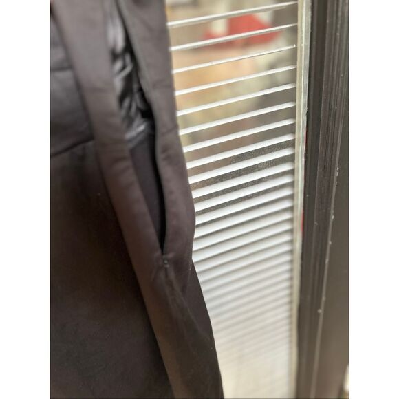 NWT French Connection Lolo Cutout Bow Back Dress Black Size 12 - Picture 16 of 16